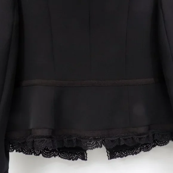 Nipon Boutique "Garden Oasis" 2-Piece Business Suit Black Size 8 NWT - Picture 8 of 16